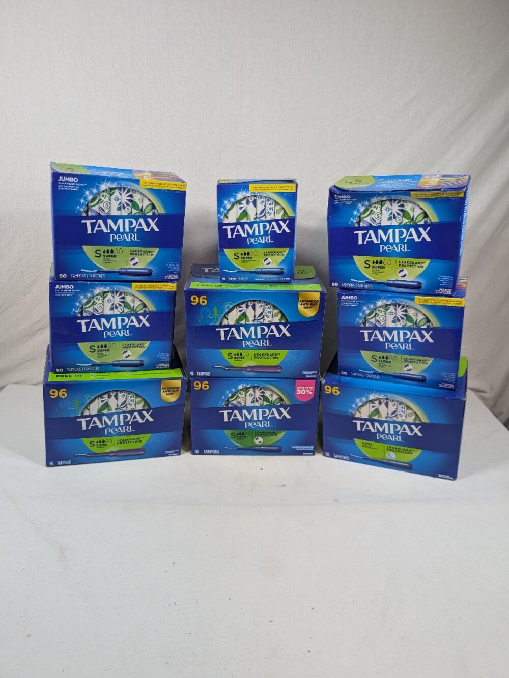 Tampax Pearl Super Absorption Lot